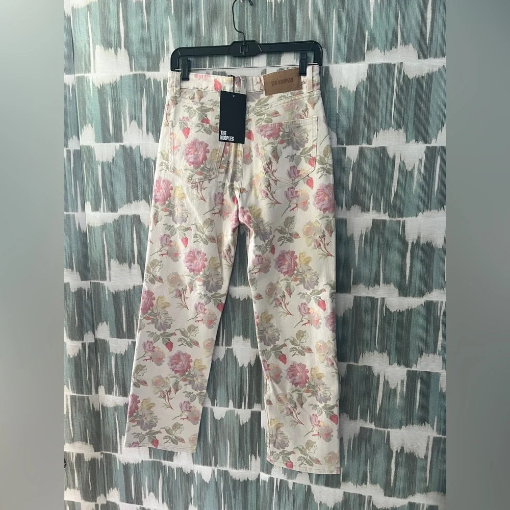 The Kooples- Ankle Jeans - Floral Jeans - Picture 12 of 14